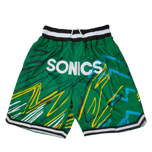 Retro Basketball Seattle Super Sonics Shorts