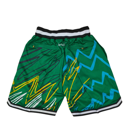 Retro Basketball Seattle Super Sonics Shorts